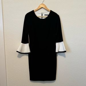 TOMMY HILFIGER Contrast black and white Dress